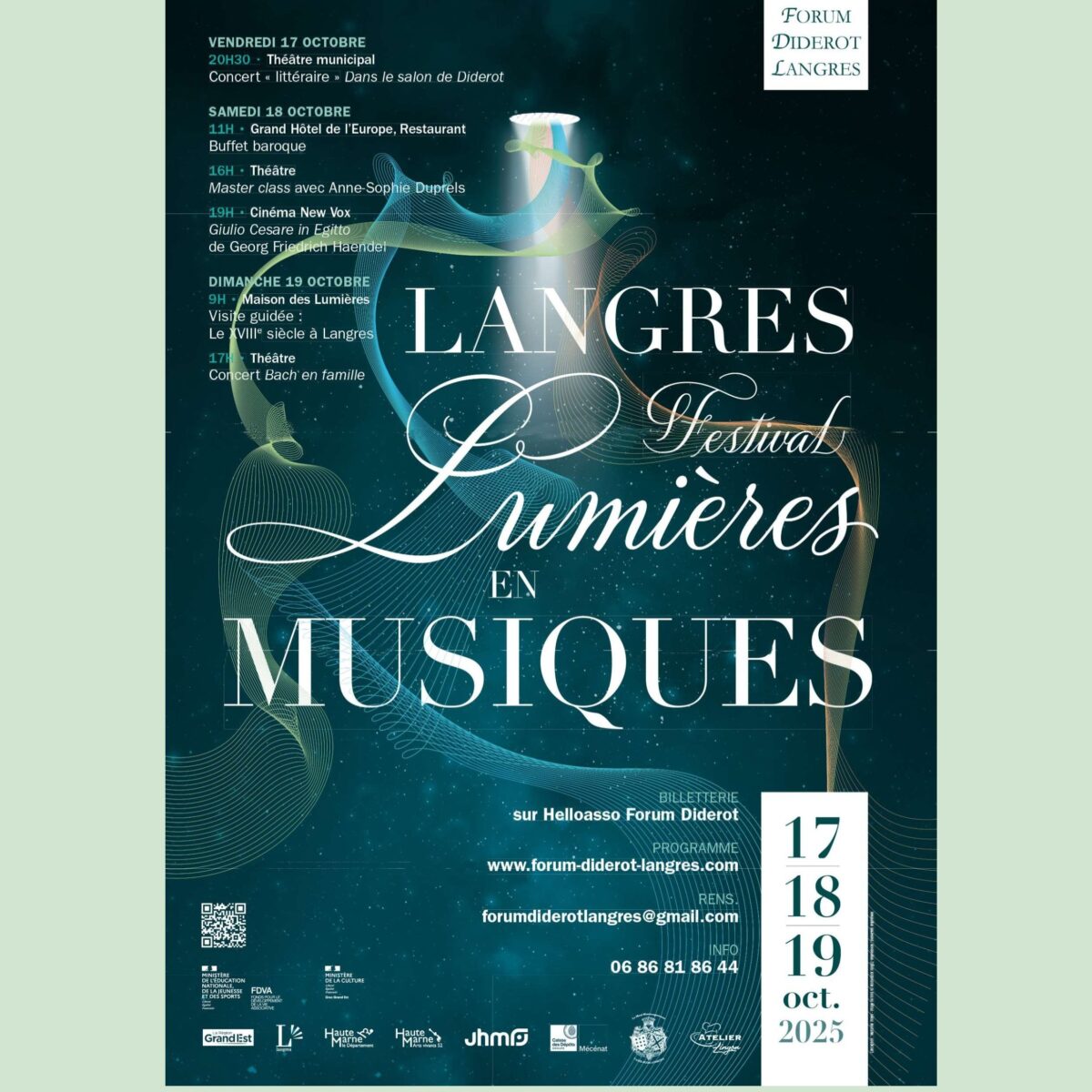 Affiche Lumières en Musiques 2025